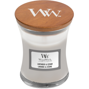 Woodwick Lavender & Ceder Mini Candle